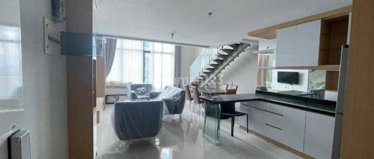 JUAL APARTEMEN SKYLOFT 2 LANTAI CIPUTRA WORLD SURABAYA BARAT FULL FURNISH DEKAT TOL STRATEGIS BAGUS LANTAI RENDAH 1