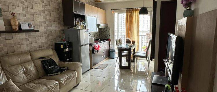 2BR Hook Furnished Apartemen Mediterania Garden 2 Mall Central Park 1