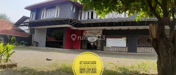 Murah Gedung Jl KH Sholeh Iskandar Lt842m2 Kedung Badak Tanah Sareal Kota Bogor  1