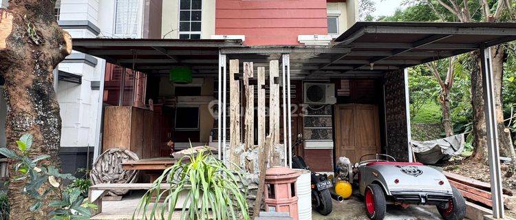 Rumah Unik 2 Lantai Dengan Interior Kayu Jati Di Bsd City 1