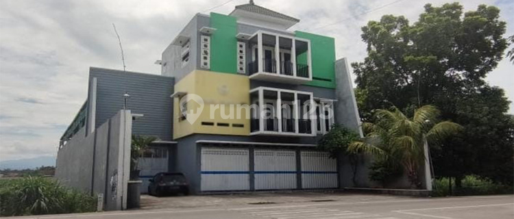 For Sale: Shop House + Office + Warehouse on Nol Street, Nganjuk Main Road, Kediri - Madiun Route, Candirejo, Loceret District. 1