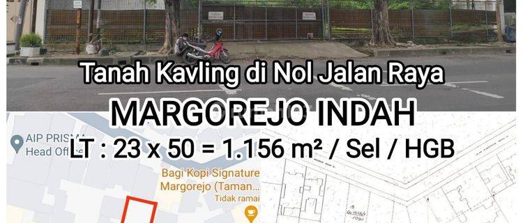 Turun Harga Tanah 0 Jalan Raya Margorejo Indah 16 Juta Masih Negoo 1