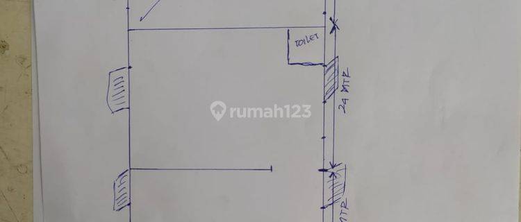 Dijual Tanah + Bangunan Pasar Ciseeng 1