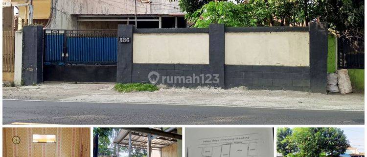 Rumah Hitung Tanah, Pinggir jalan Raya Utama Bandung Cianjur, Sangat cocok untuk Usaha  1