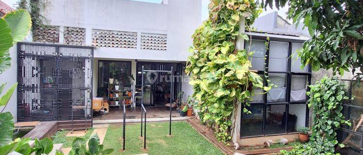 Rumah Modern Tropis 2 Lantai Siap Huni Semi Furnished Di Cireundeu 1