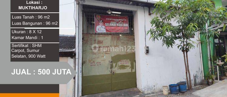 Jual gudang Murti laras, Muktiharjo semarang 1