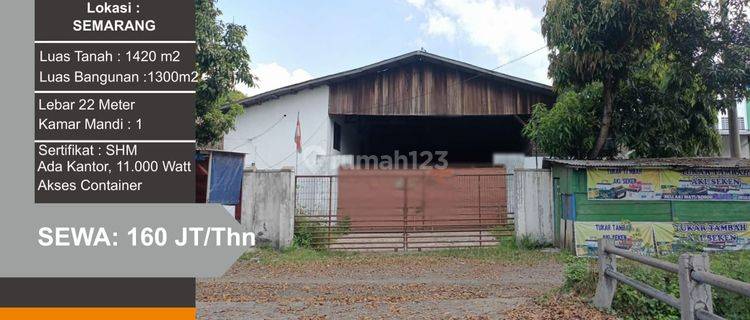 Sewa gudang Majapahit Semarang timur 1