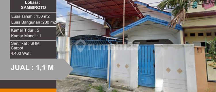 For sale WANAMUKTI house, Sambiroto, Tembalang 1