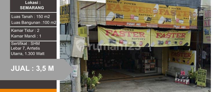 For quick sale: Majapahit shop house in Semarang, near the toll road. 1