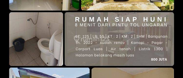 Rumah Siap Huni di Gedanganak Ungaran Timur Dekat Undaris 1