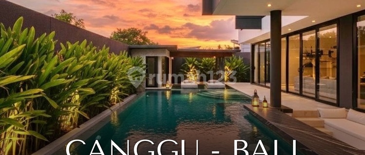 Luxurious Furnished Tropical Villa di Canggu - Bali LT 655 LB 715 1