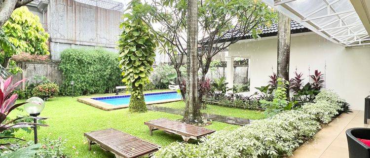 Stand Alone House Hommy 1 Floor With Garden Pool In Kemang Owmil 1