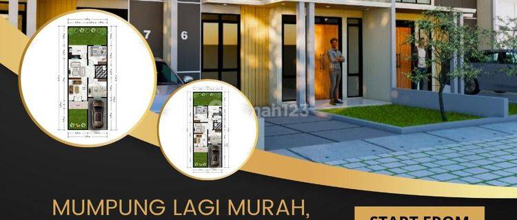 Rumah Lebar 8 ukuran 8x16 meter Lokasi Cantik Strategis Medan Marelan  1