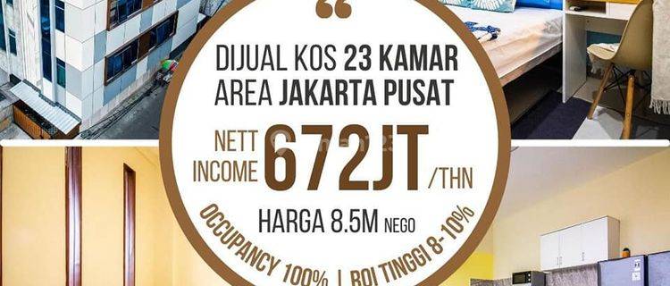 Rumah Kost Exclusive Full Terisi Ditengah Kota Jakarta Pusat 1