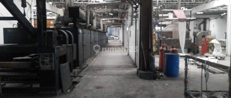 Dijual Pabrik Luas Beserta Isi di Mainroad Moh Toha 1