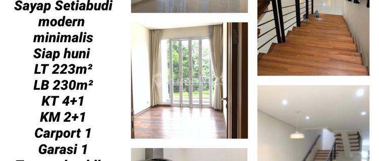 Rumah Modern Minimalis Sayap Setiabudi Bandung Utara 1