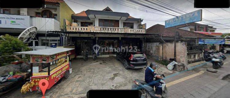 CHEAP 2-STORY SHOP FOR SALE QUICKLY ON MAIN ROAD RENON DENPASAR - BALI, STRATEGIC LOCATION NEAR PANJER, SETAN & SANUR. 1