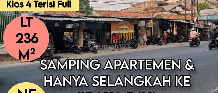 Dijual Murah Rumah Induk 4 Kios Di Jalan Hasyim Ashari Shm 1