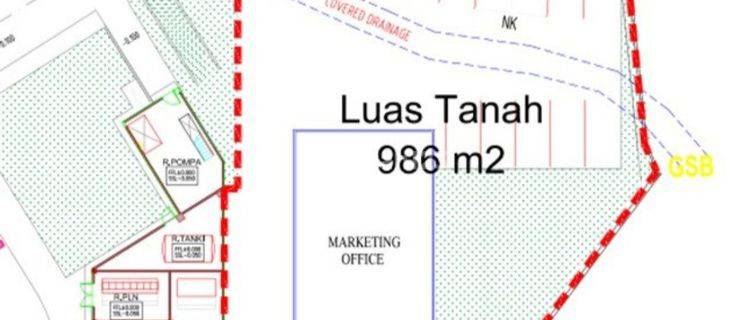 Kavling Komersial pinggir Jalan Utama Prime Location 1