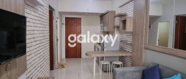 APARTEMEN BAGUS 2BR FULL FURNISHED & INTERIOR  HADAP SELATAN, DI PUNCAK KERTAJAYA 1