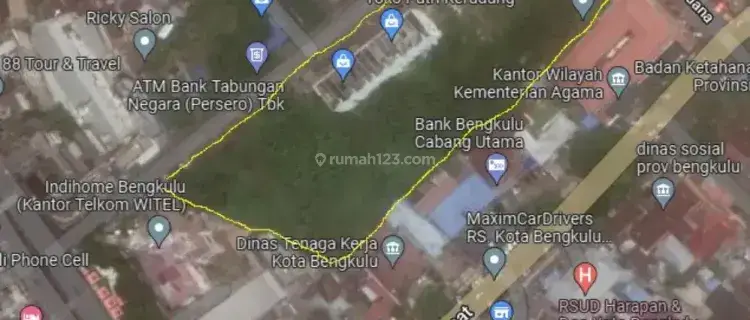 Tanah Dan Bangunan Ditengah Kota , Bengkulu 1