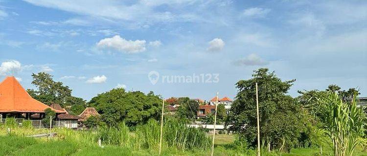 Tanah langka lokasi prime gang Mangga,view sawahdan kali,canggu Bali 1