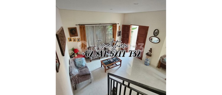 Freehold 2-Storey House with Rice Field View, 7 Minutes to Saba Beach Bali - For Sale 1