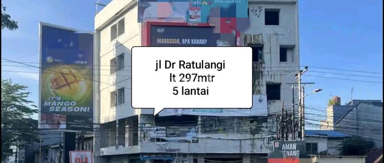 5-Story Shophouse on Jl Ratulangi Makassar Strategic 1