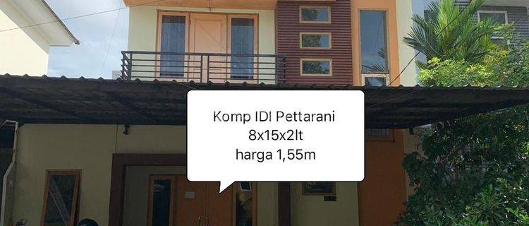 Rumah 2 Lantai Kompleks Idi Pettarani Panakkukang Makassar Hertasning  1