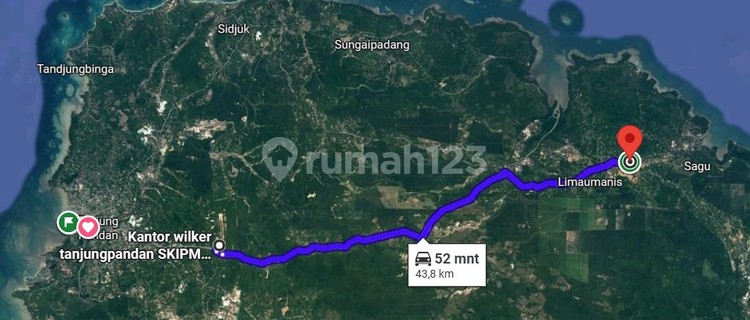 Rumah Walet Desa Mayang Kelapa Kampit Beltung Timur SHM 1