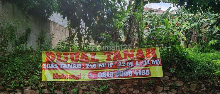 Tanah Ukuran 247m2 di Kavling Angkatan Laut Duren Sawit 1