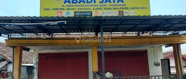 DIJUAL MURAH RUKO DI JALAN RAYA KAMPUNG BARU, MARTOPURO, PURWOSARI, KABUPATEN PASURUAN 1