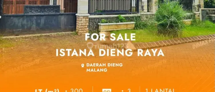 Rumah Siap Huni Di Istana Dieng Malang, Lokasi Strategis Dekat Sekolah, Kampus Dan Mall 

HouseFor Sale 
Istana Dieng Raya, Malang
Rp. 5.750.000.000

Spesifikasi :
• Luas Tanah : 300 m2
• Luas Bangunan : 250 m2
• Kamar Tidur : 3
• Kamar Mandi : 2
• Orient 1