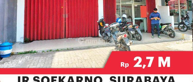 Di Jual Ruko 2Lt Siap Untuk Usaha Di Jl. Ir. Soekarno Surabaya Timur, Dekat Tol Juanda

Lokasi Strategis : 

- Akses MERR

- Dekat Exit Tol Juanda

- Sentra Bisnis & Kuliner

Spesifikasi :

- Luas Tanah : 114m²

- Dimensi : 12,6 * 9

- Luas Bangunan : 200 1