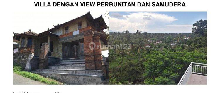 Villa Murah View Samudra Dan Perbukitan Di Kayuputih, Buleleng BALI 


Spesifikasi :


Luas Tanah : 900m²


Luas Bangunan : 285m²


Kamar Tidur : 1


Kamar Mandi : 1


PLN : 1300 Watt


Air : PDAM 


Hadap : Timur


SHM 


Harga 1,6 Miliar Nego 



 1