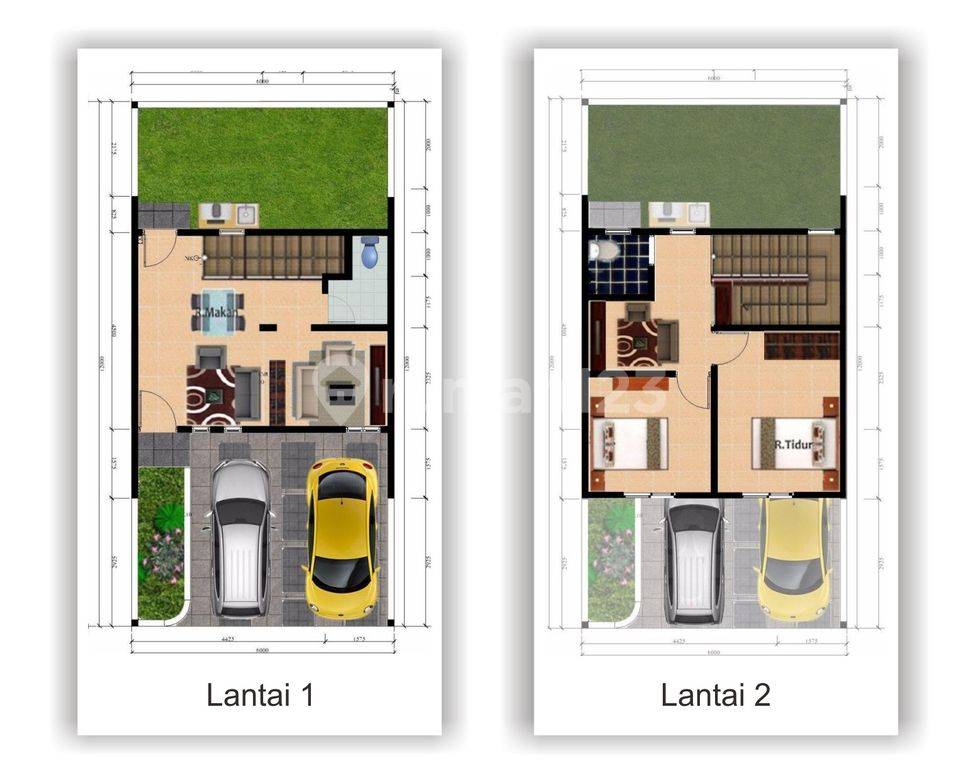 TOWNHOUSE 2 BR