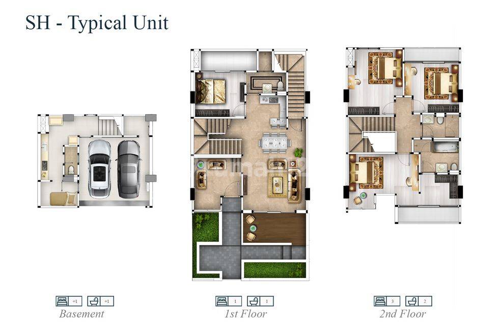 Unit 4+1 Bedroom (284m2)