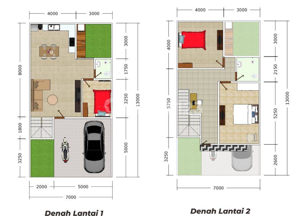 Rumah 2 Lantai 84/106