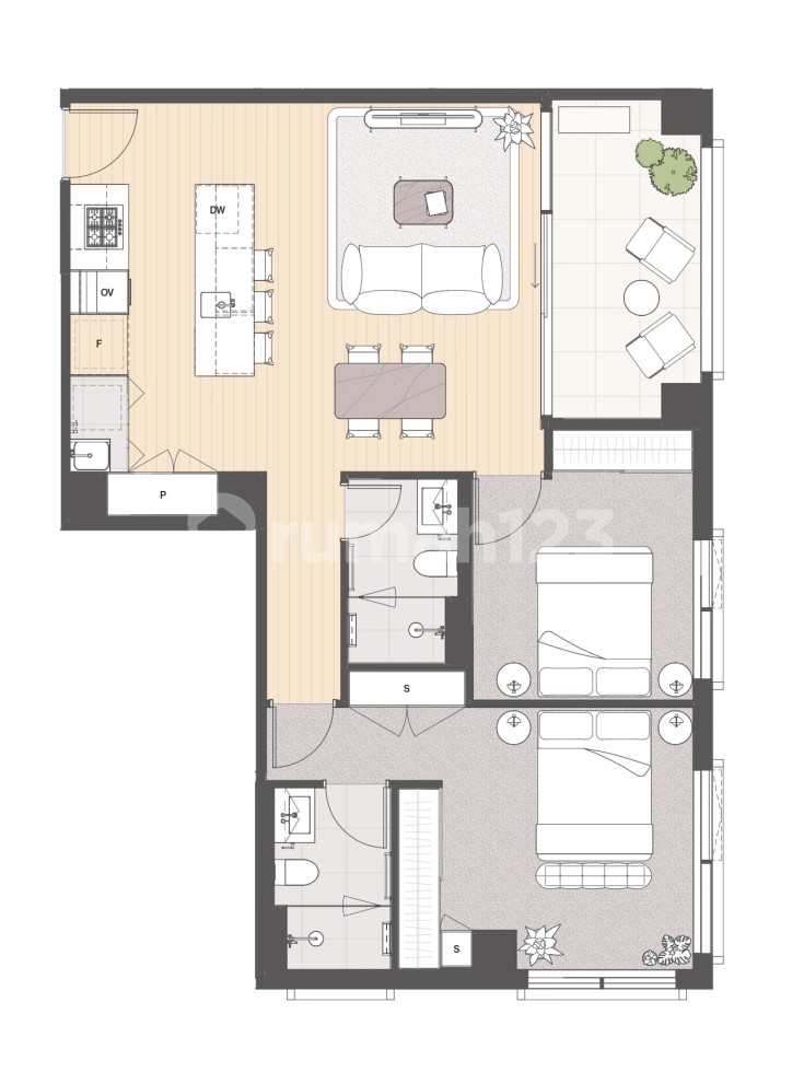 2 Bedroom