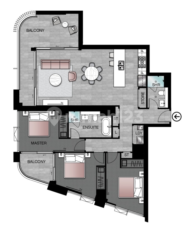 3 Bedroom