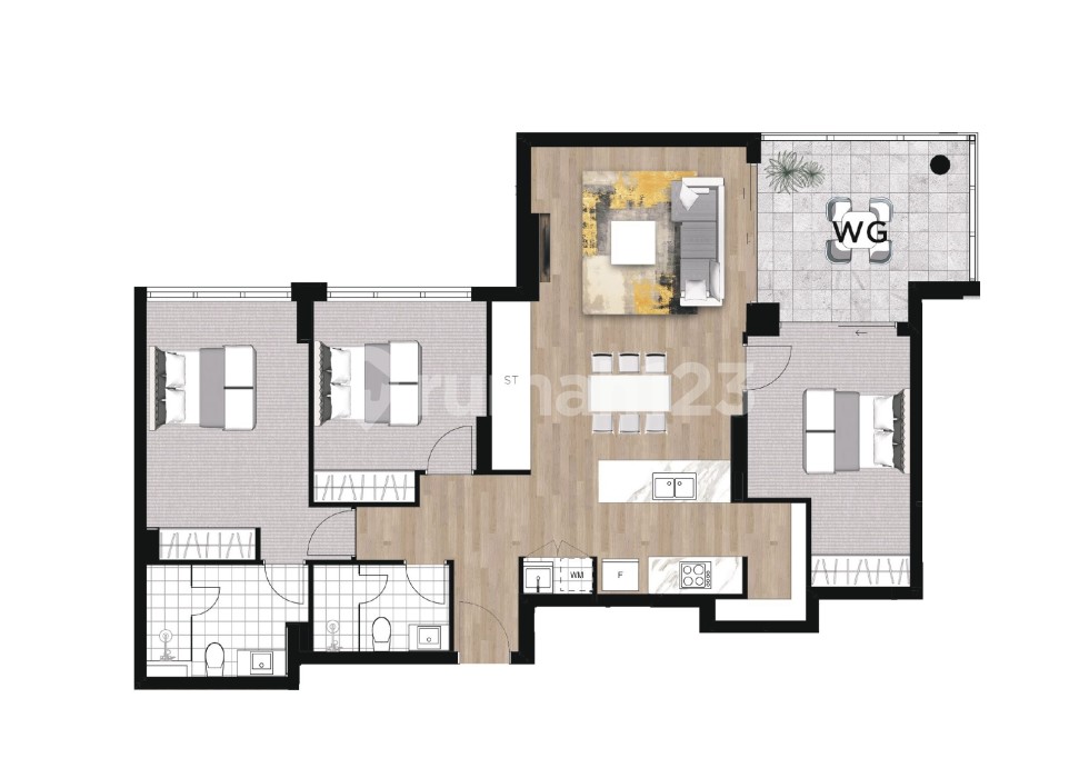 3 Bedroom