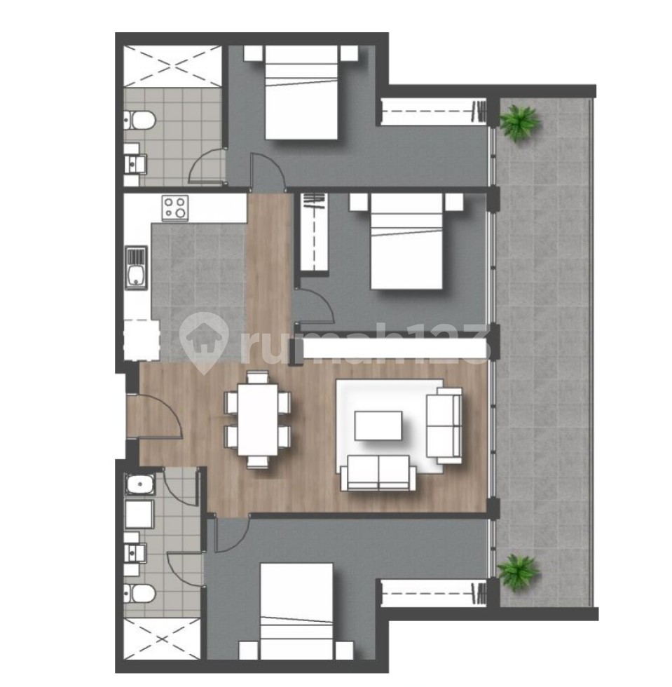3 Bedroom