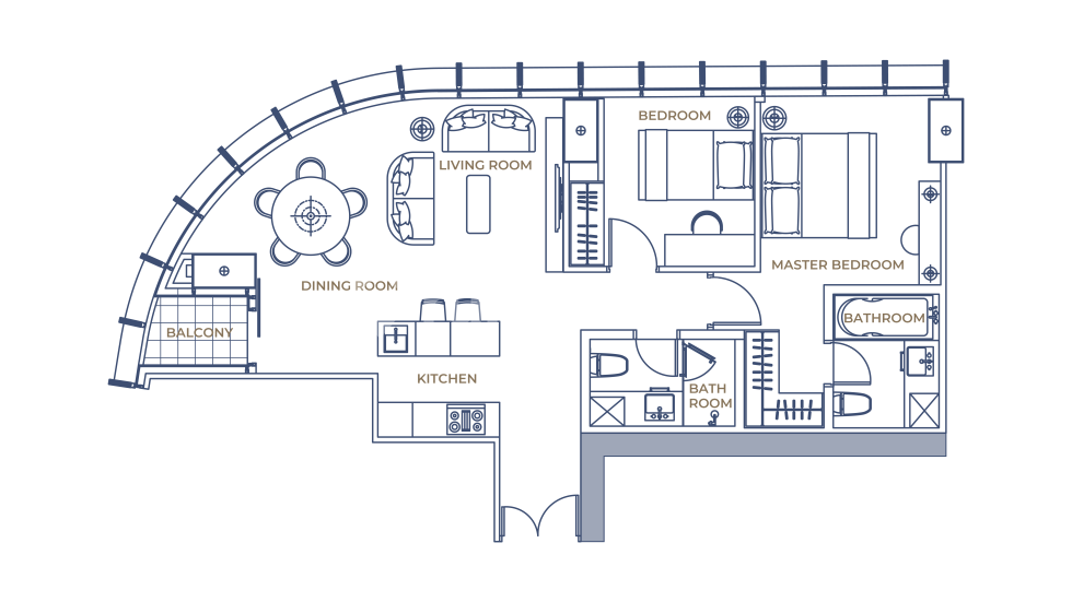 2BR - Corner