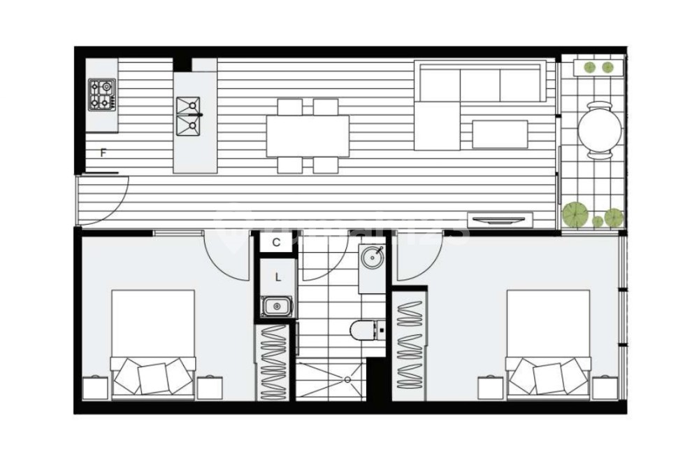 2 Bedroom