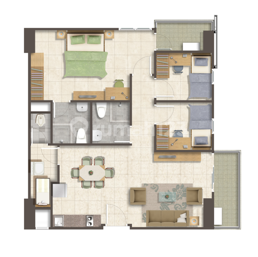 3 Bedroom
