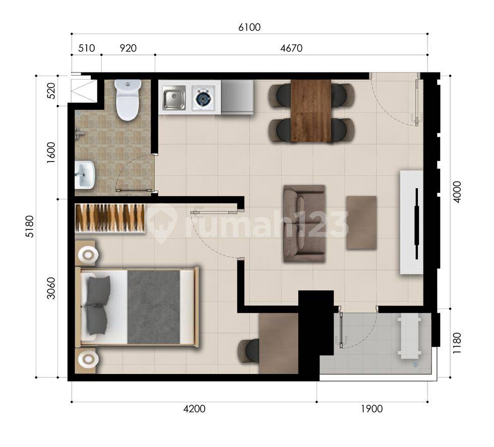 1 Bedroom