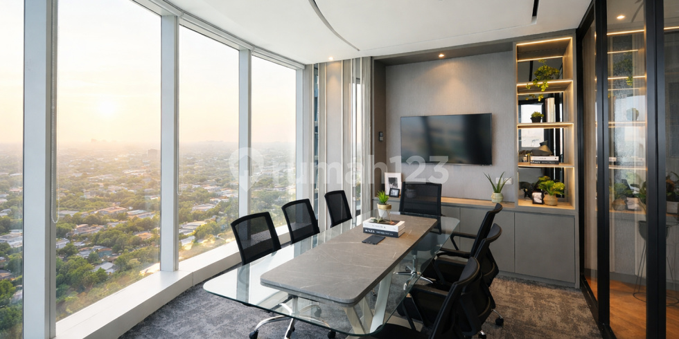 Office siap pakai, fully furnished