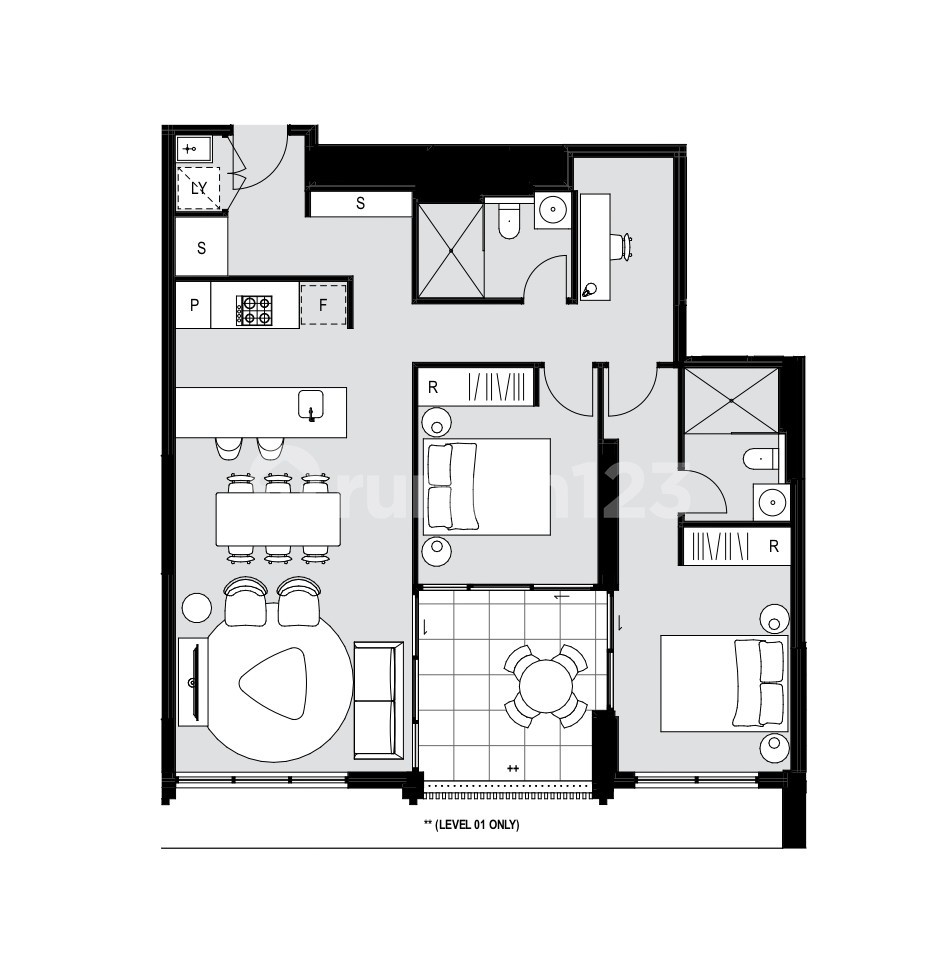 2 Bedroom