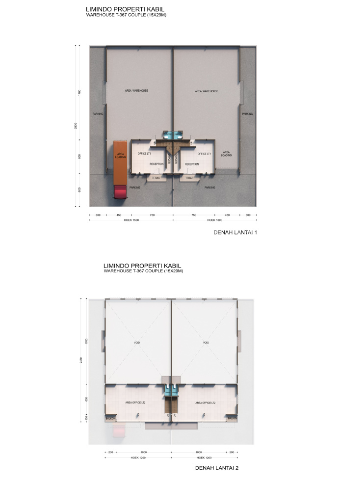 Gudang Couple Type 367 / Tanah 435