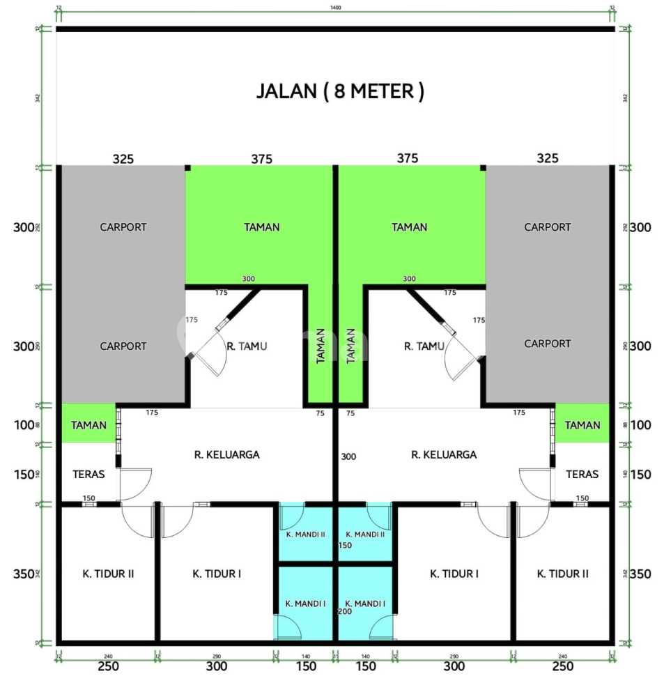 Tipe 36/60 Cash Keras